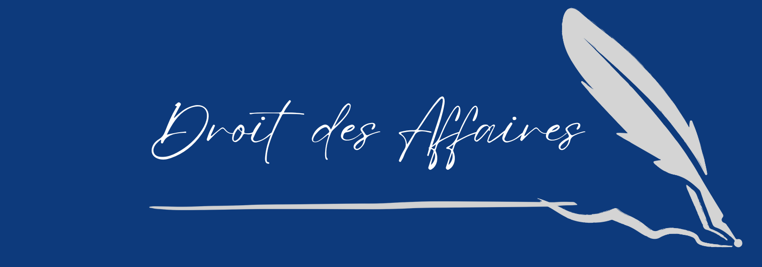 Bannière de la page droit des affaires