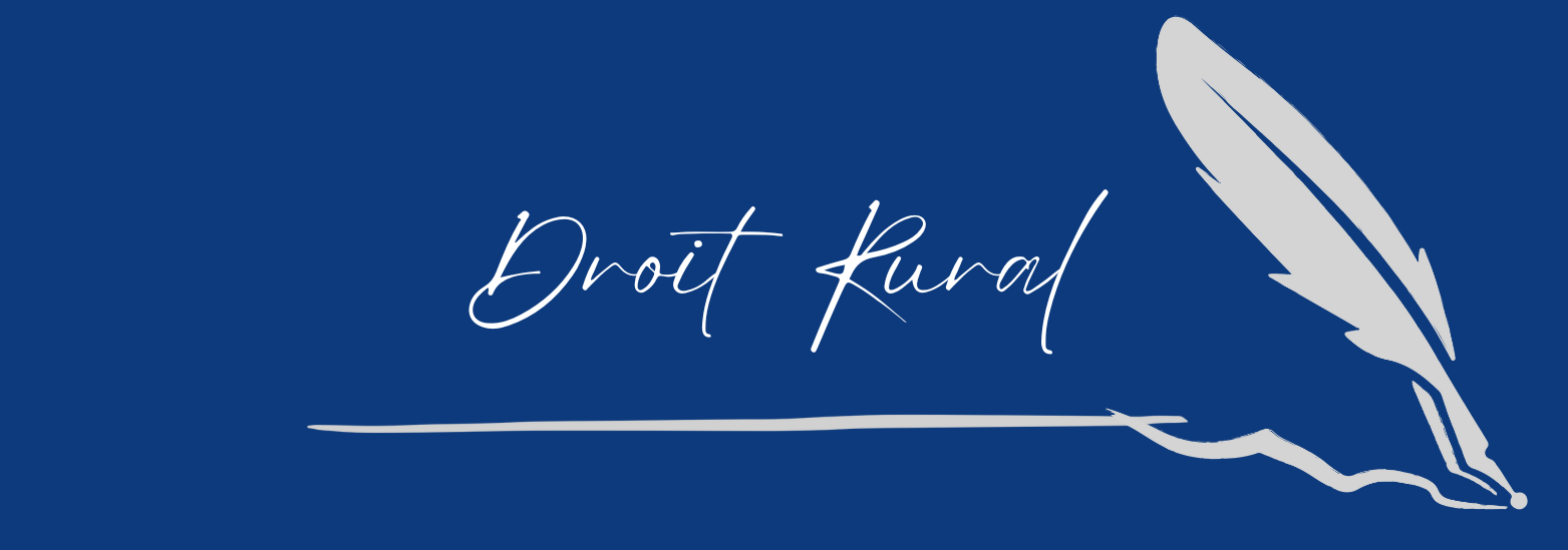 Bannière de la page droit rural